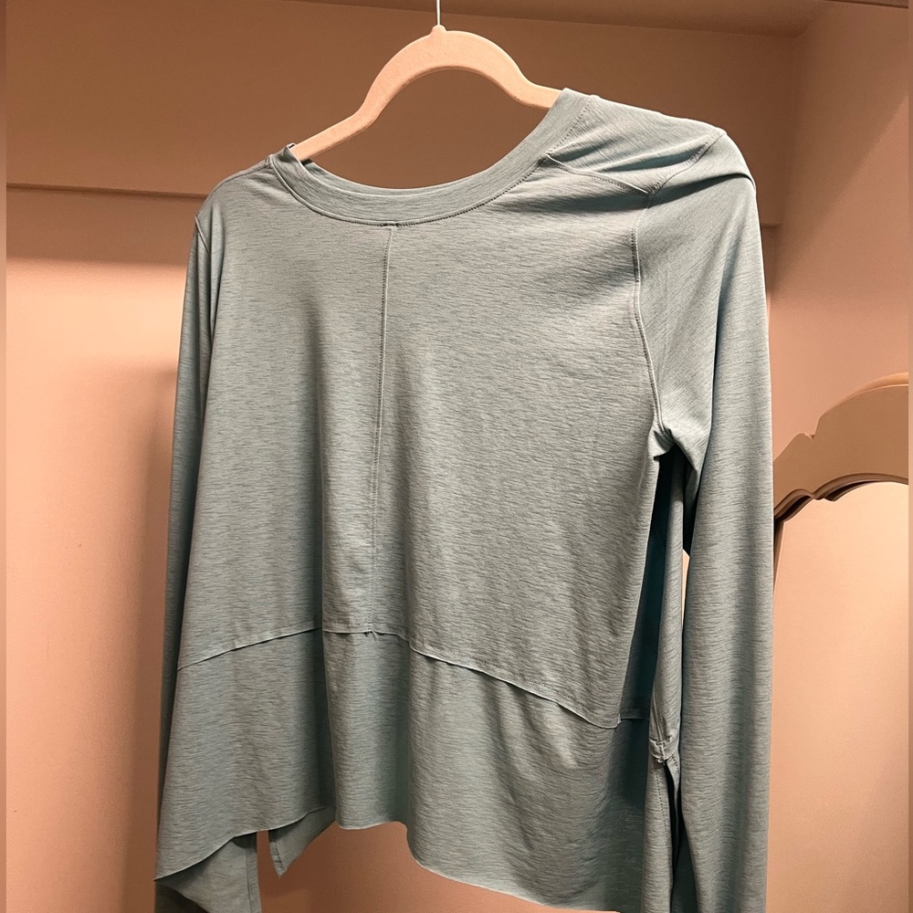 Teal Free People Movement Long sleeve top size Small (WORN ONCE)